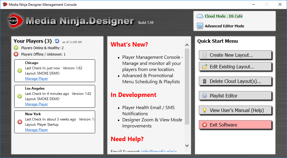 Media Ninja Management Console